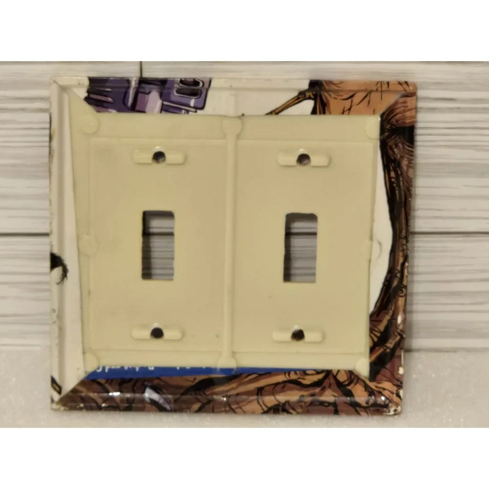 Guardians‎ Of The Galaxy Double Light Switch Cover Rocket Raccoon Groot Marvel
